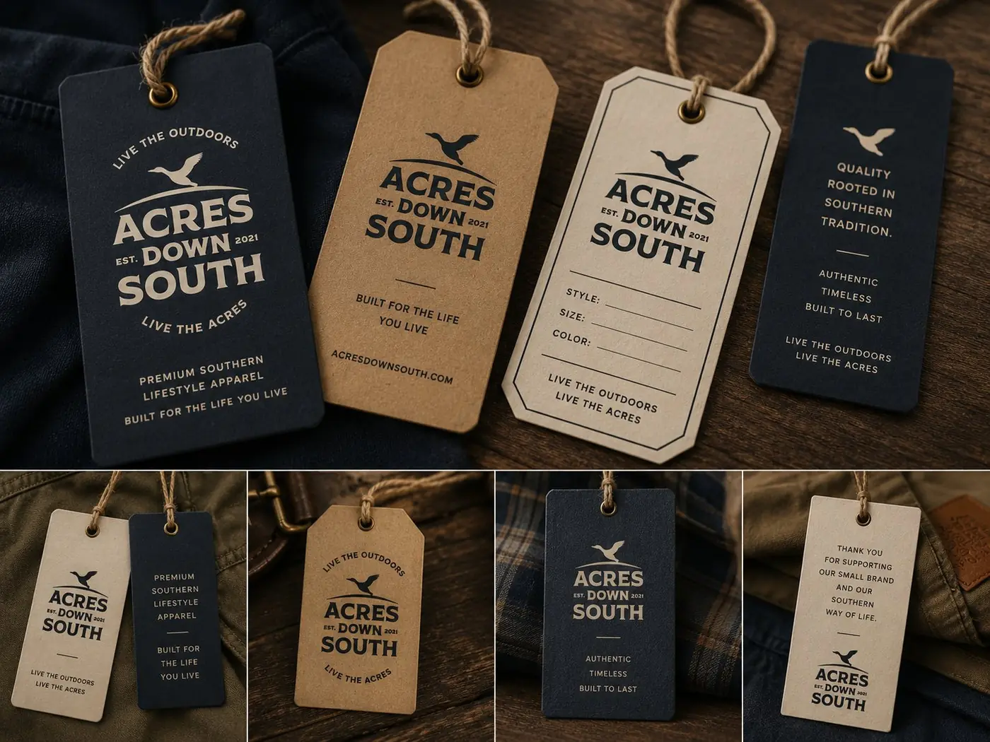 Acres Down South logo & brand identity, image 2