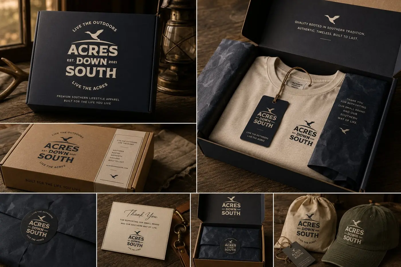 Acres Down South logo & brand identity, image 3