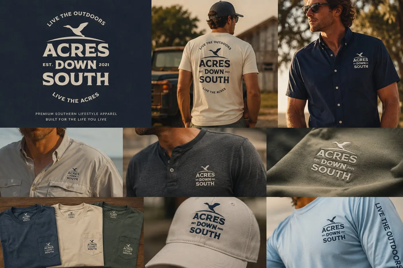 Acres Down South logo & brand identity, image 6