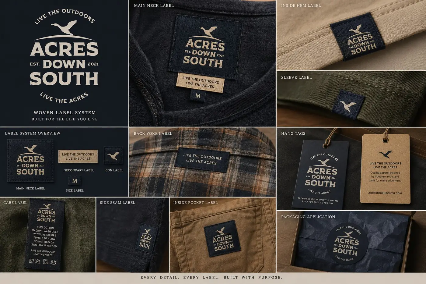 Acres Down South logo & brand identity, image 7