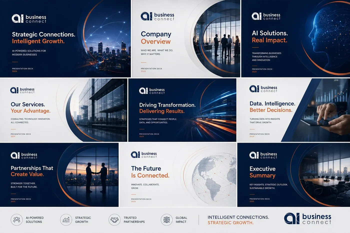 AI Business Connect logo & brand identity, image 4