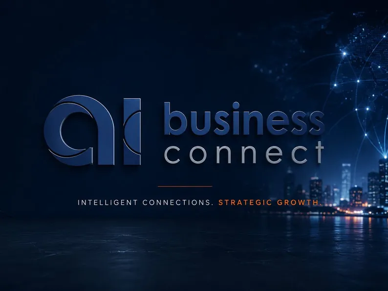 AI Business Connect logo &amp; brand identity
