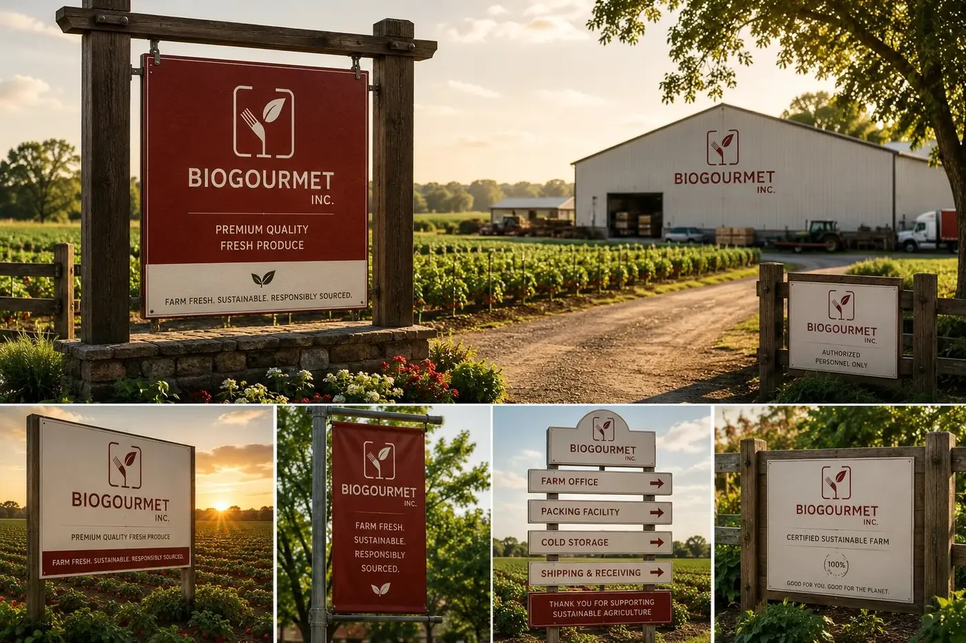 BioGourmet logo & brand identity, image 3