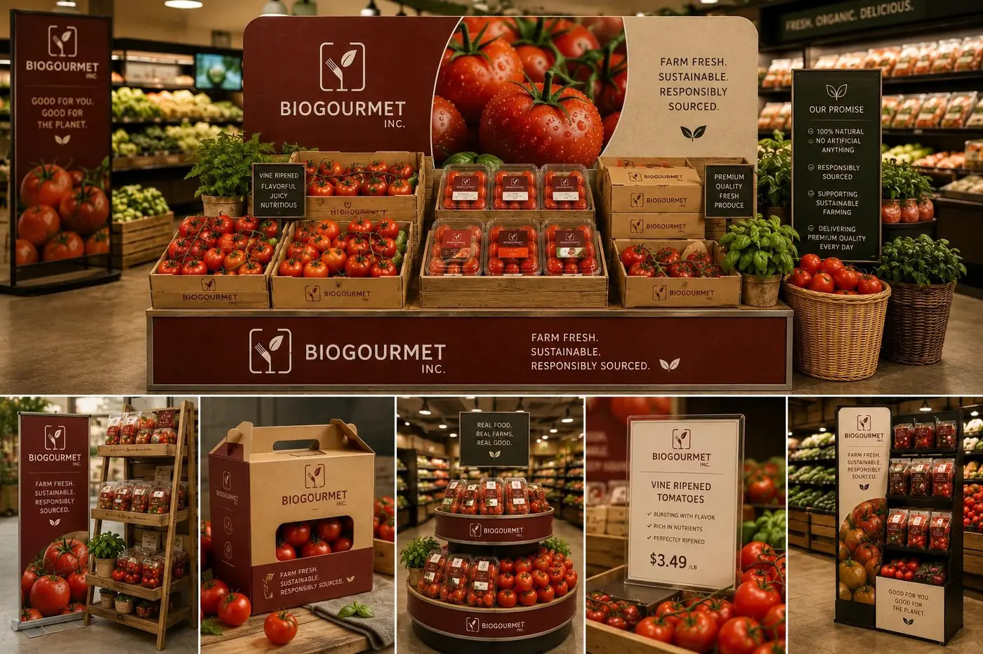 BioGourmet logo & brand identity, image 4
