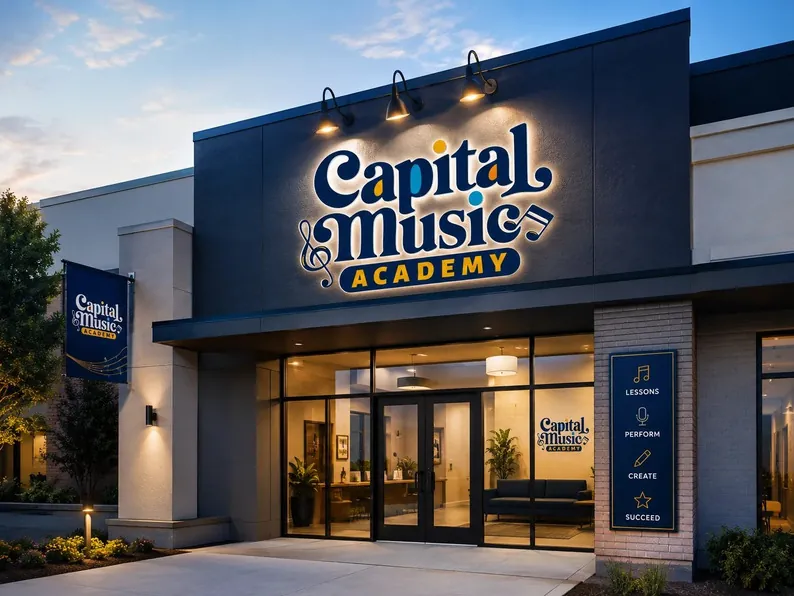 Capital Music Academy logo & brand identity