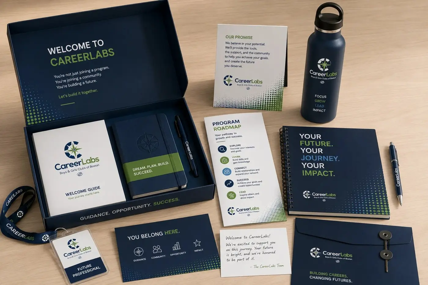 CareerLabs logo & brand identity, image 4