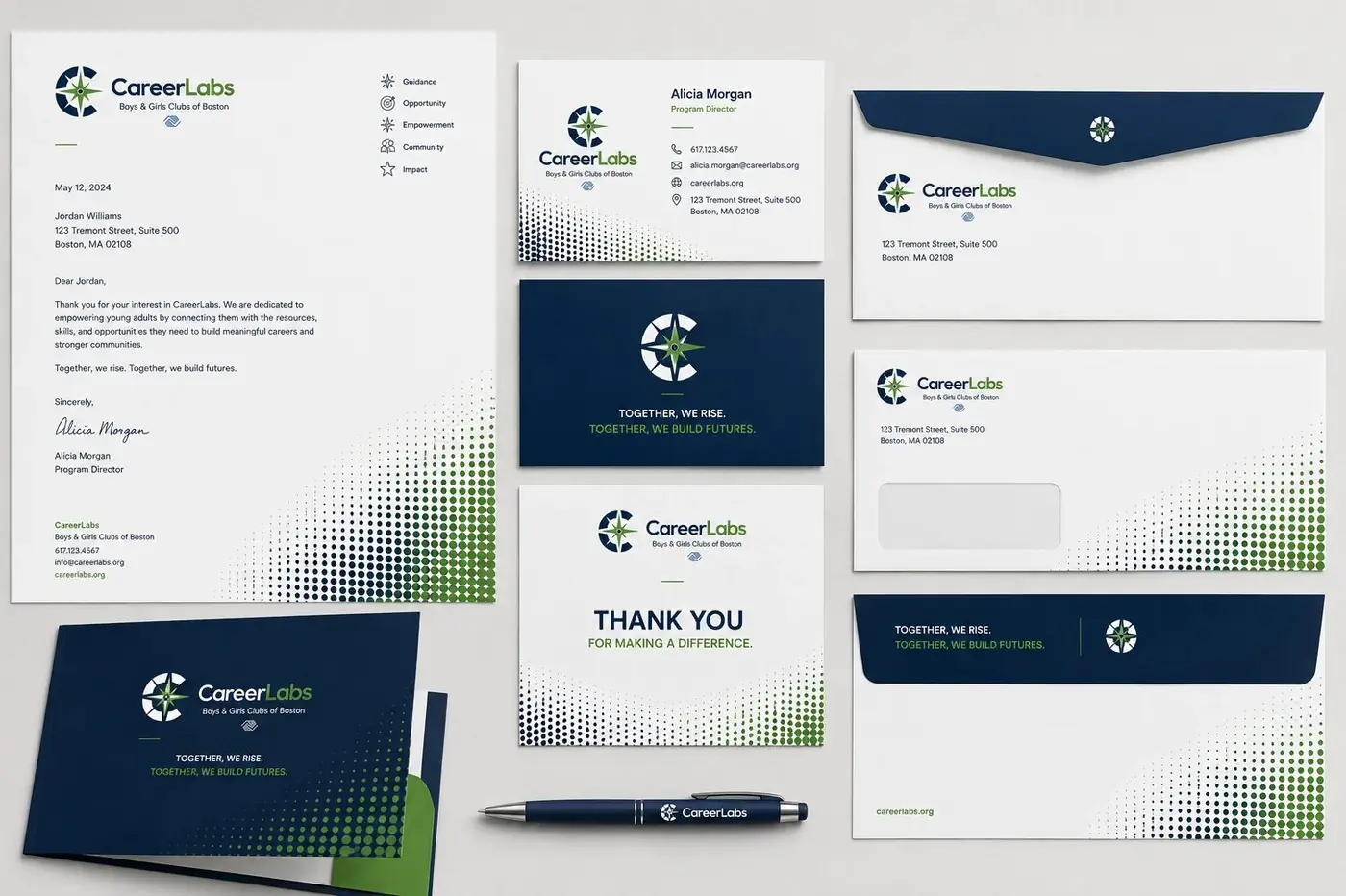 CareerLabs logo & brand identity, image 7