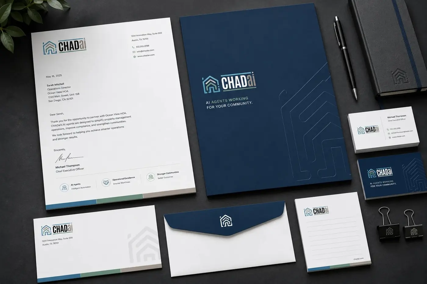 CHADai logo & brand identity, image 4