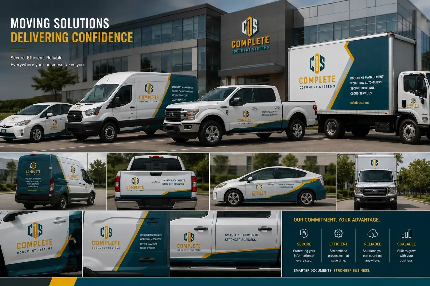 Complete Document Systems logo & brand identity, image 4