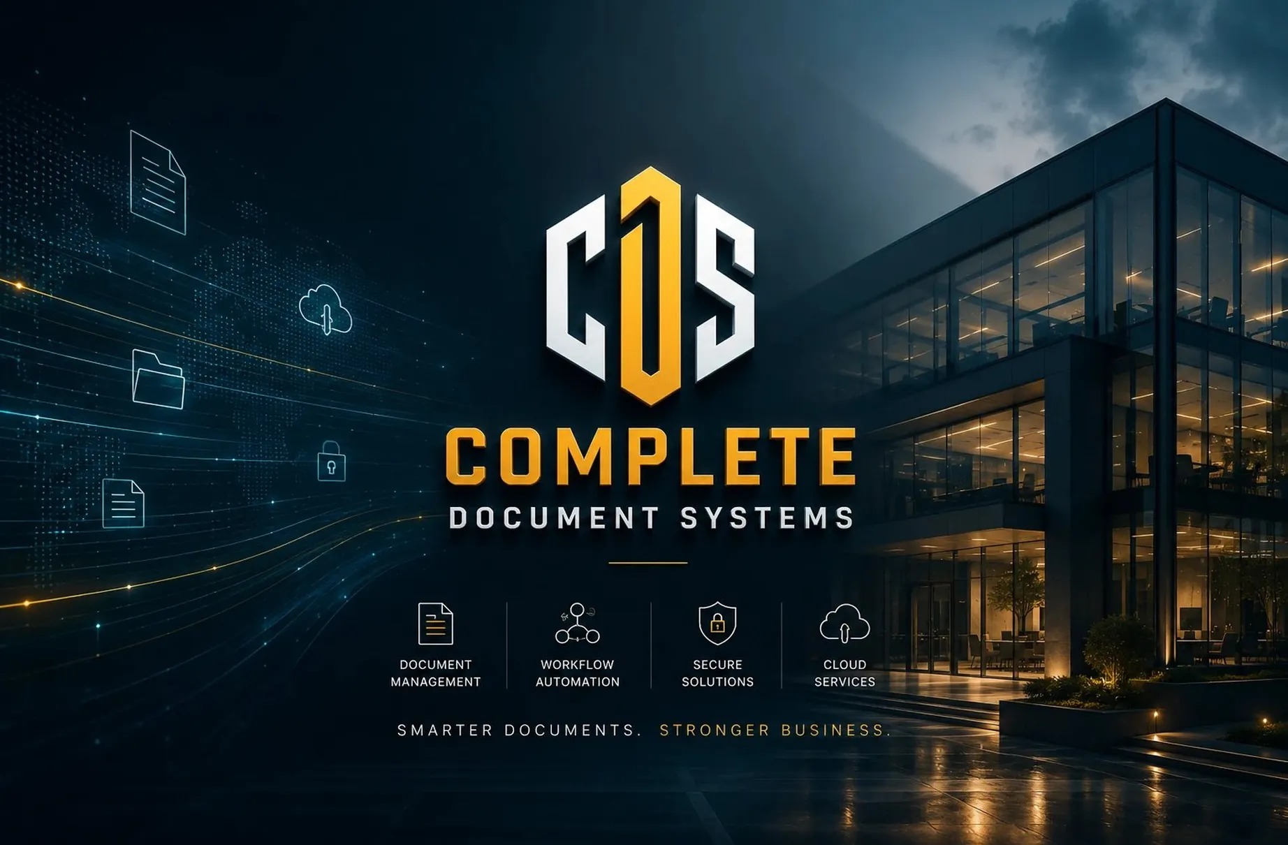 Complete Document Systems logo & brand identity