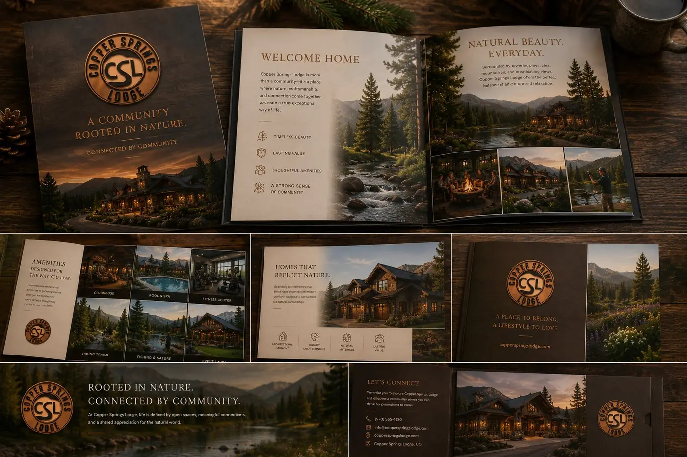 Copper Springs Lodge logo & brand identity, image 5