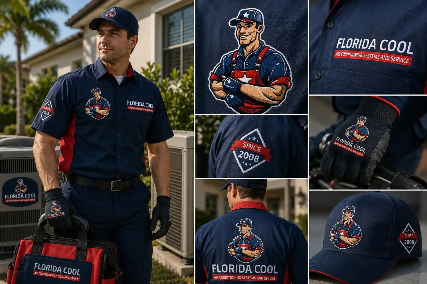 Florida Cool logo & brand identity, image 2