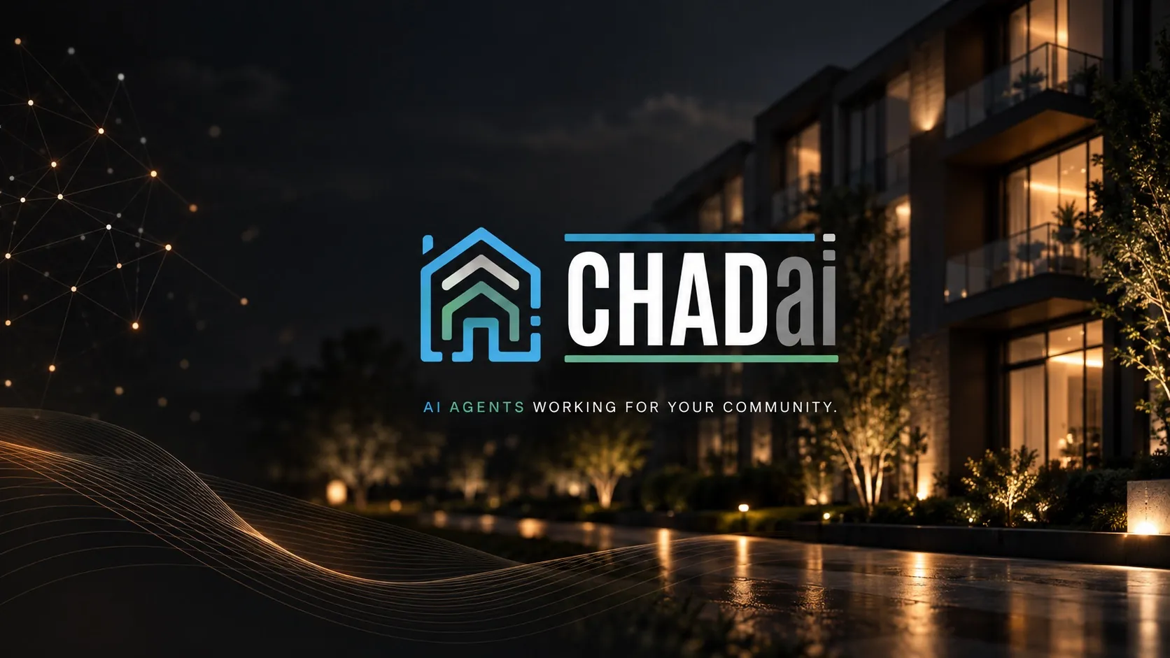 CHADai brand on building signage