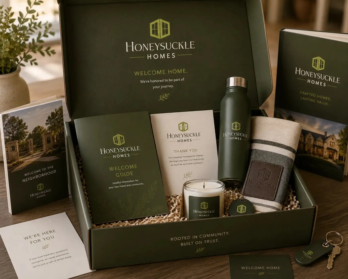 Honeysuckle Homes logo & brand identity, image 3