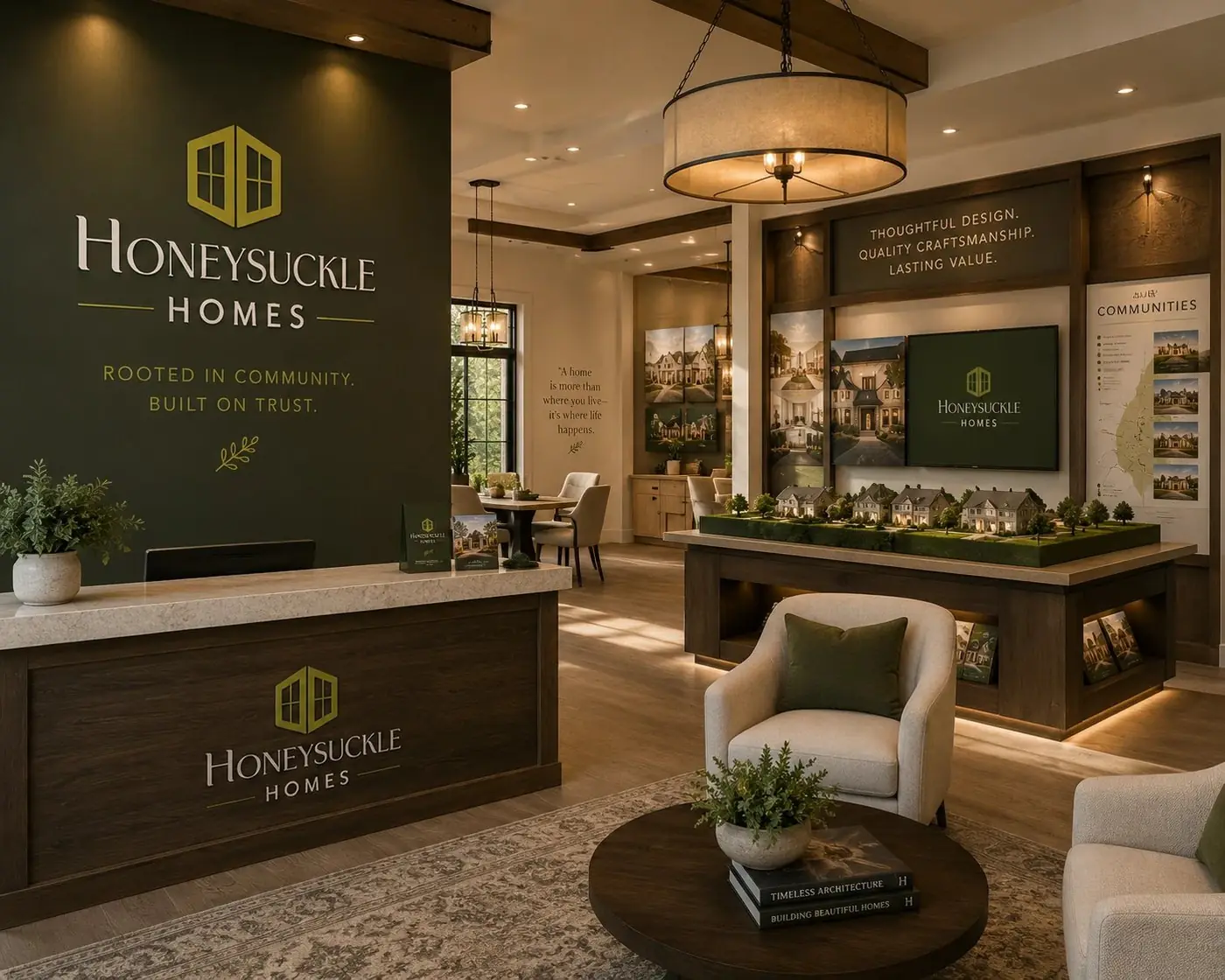 Honeysuckle Homes logo & brand identity, image 4