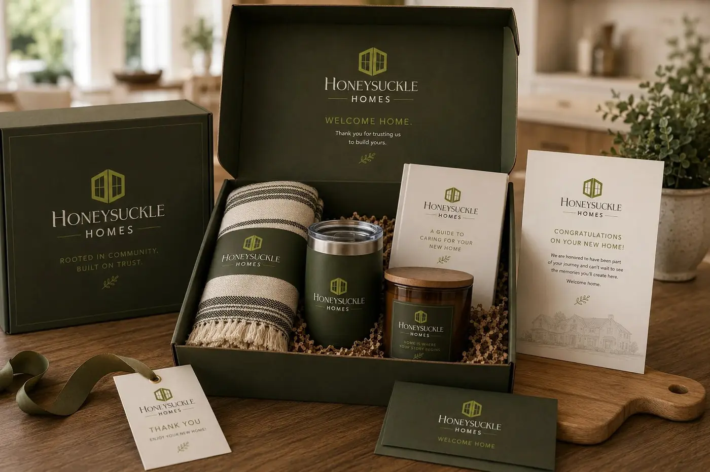 Honeysuckle Homes logo & brand identity, image 5