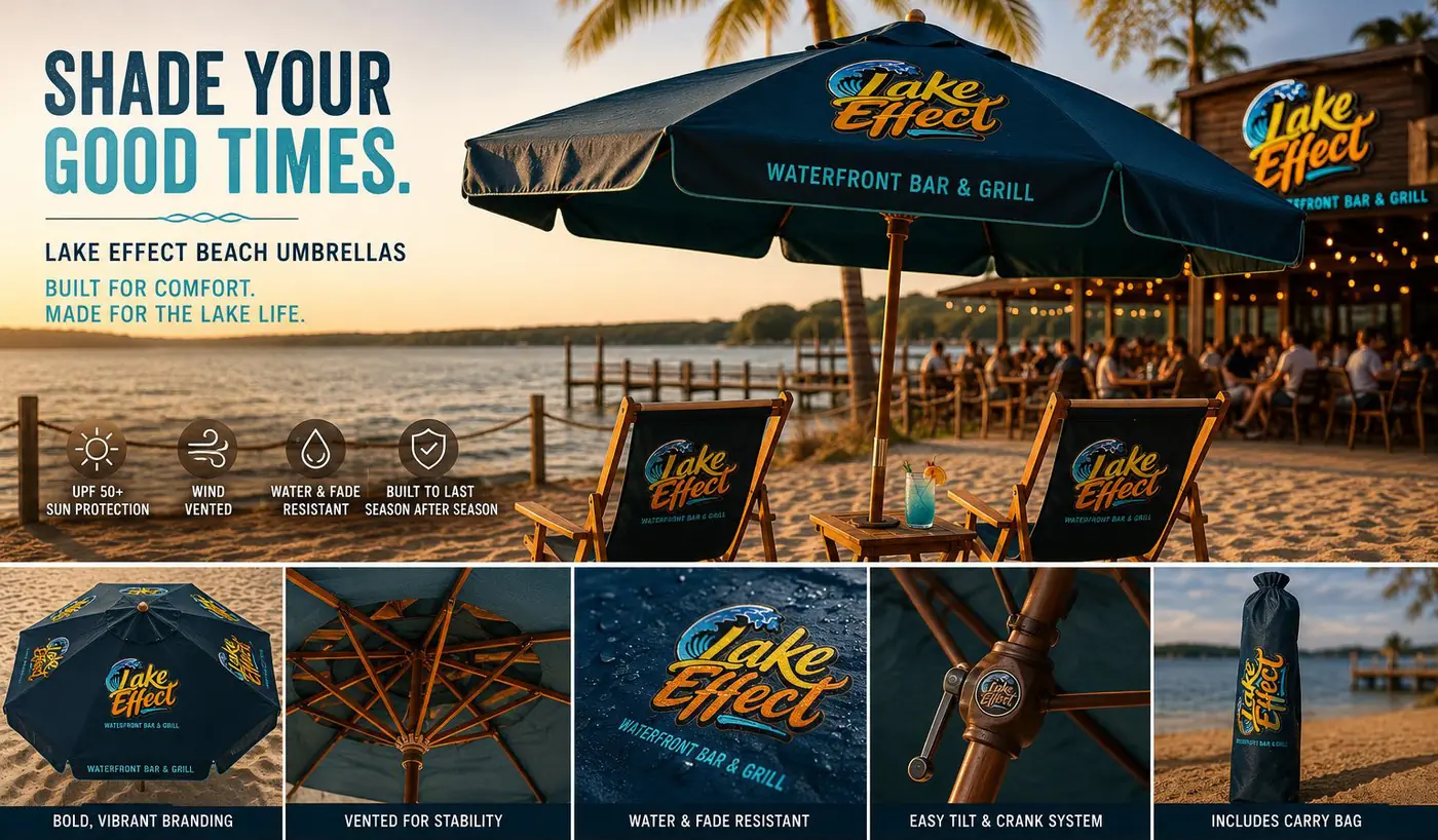 Lake Effect logo &amp; brand identity, image 2