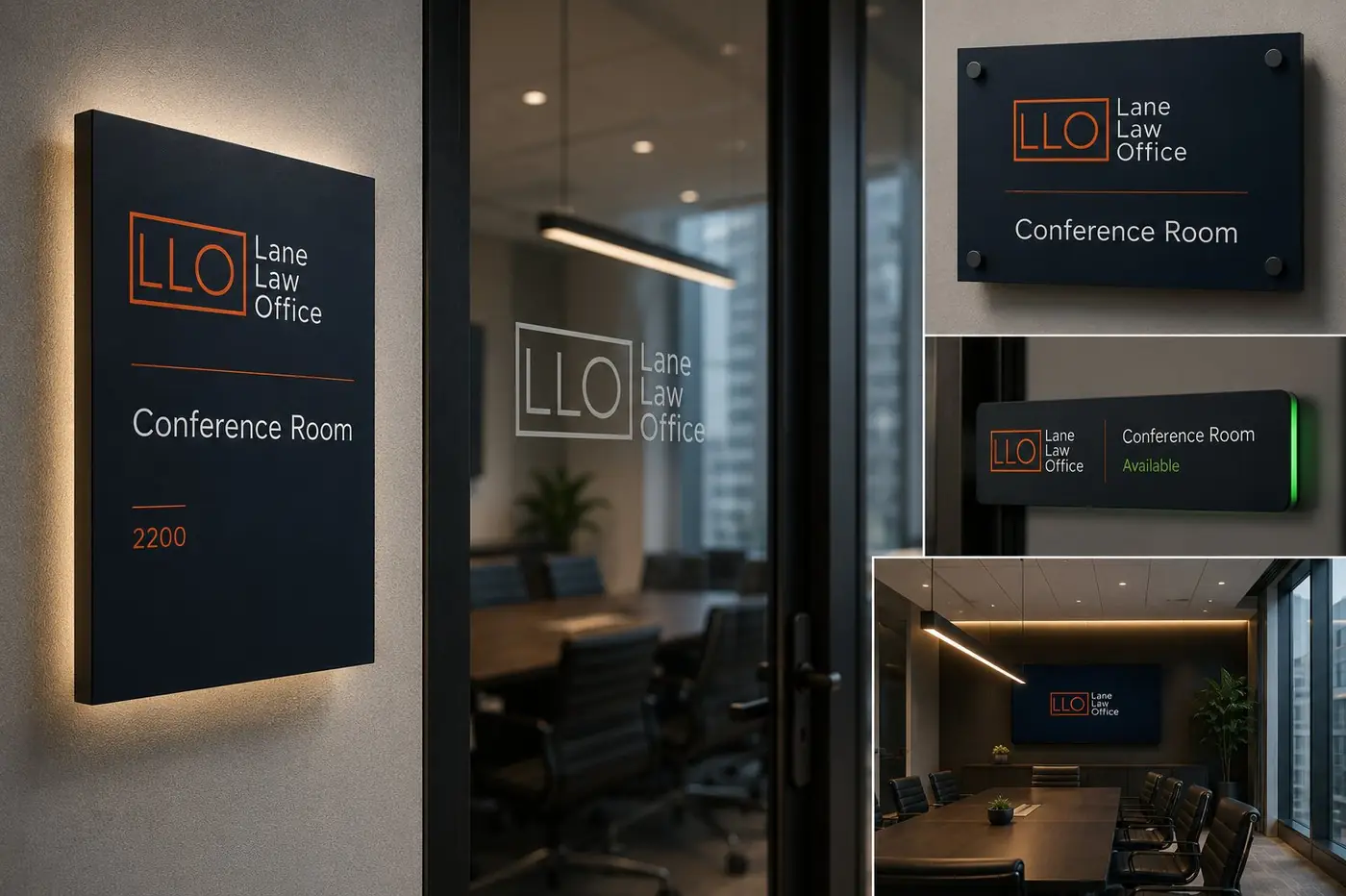 Lane Law Office logo &amp; brand identity, image 2