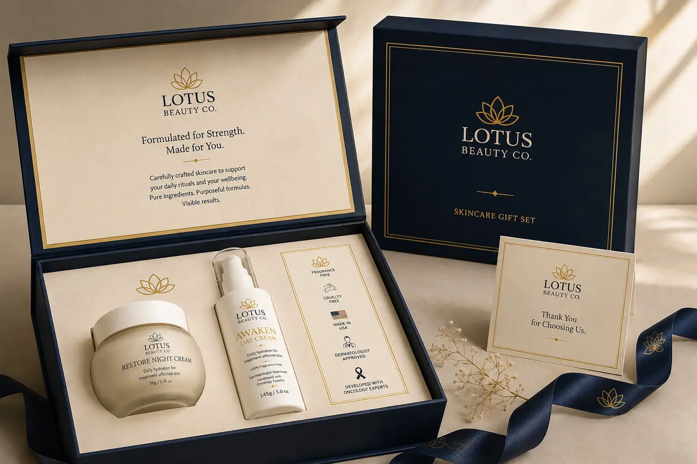 Lotus Beauty Co. packaging design, image 2