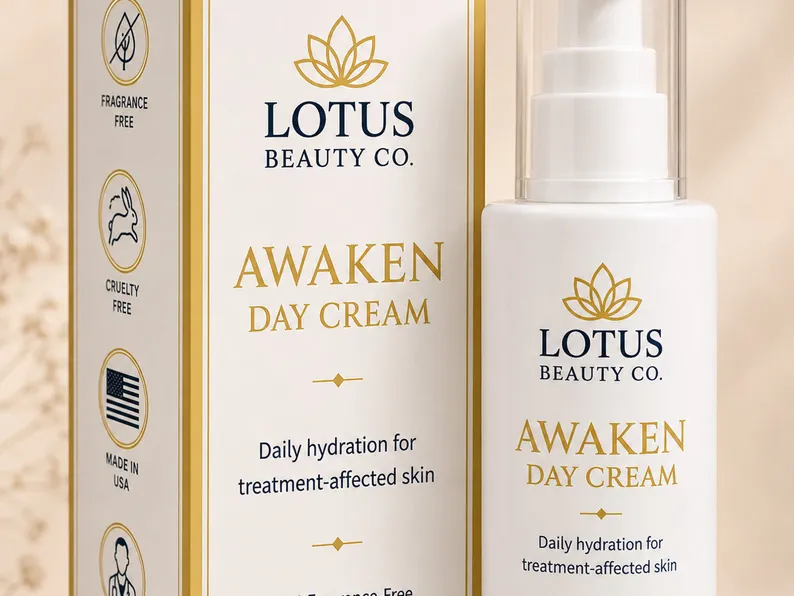 Lotus Beauty Co. packaging design