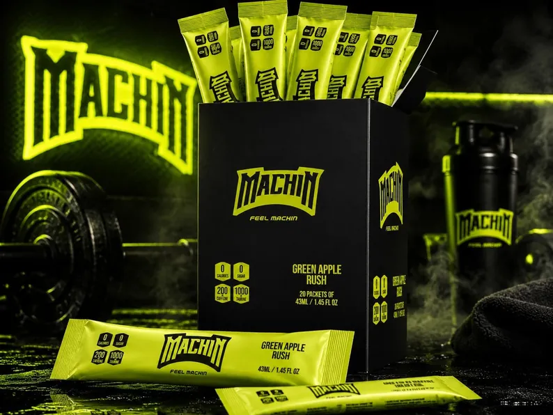 Machin Energy packaging design