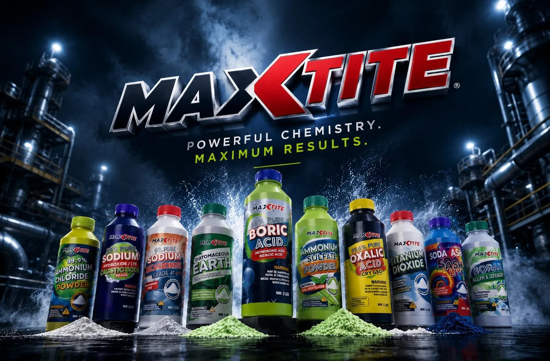 MaxTite Industrial product portfolio