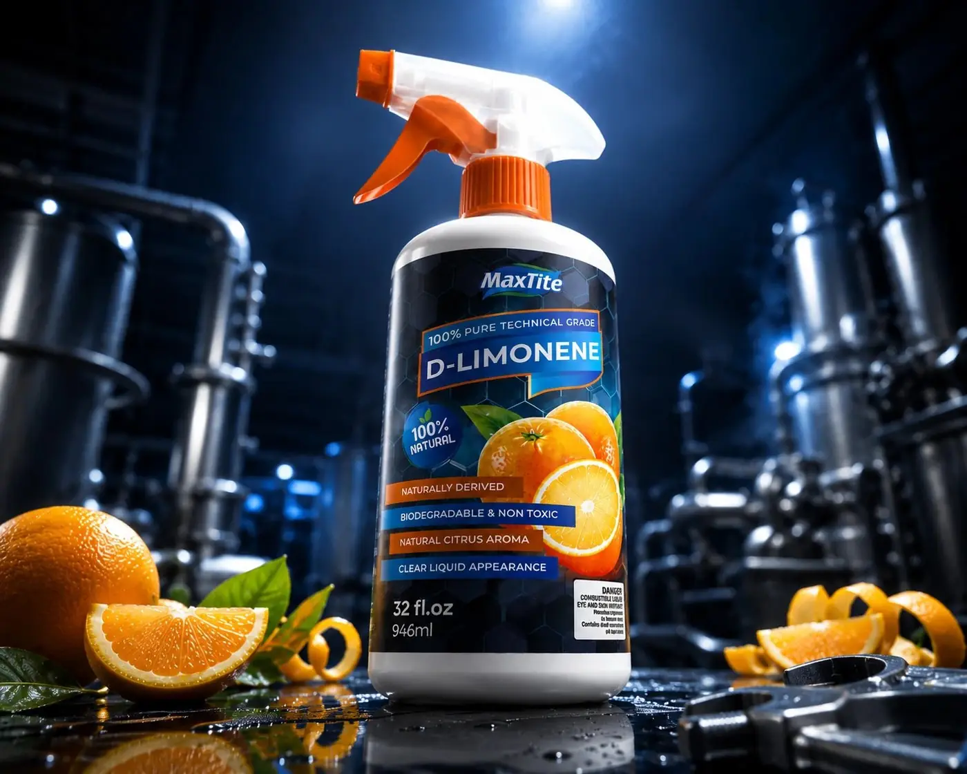 MaxTite D-Limonene packaging design, image 2