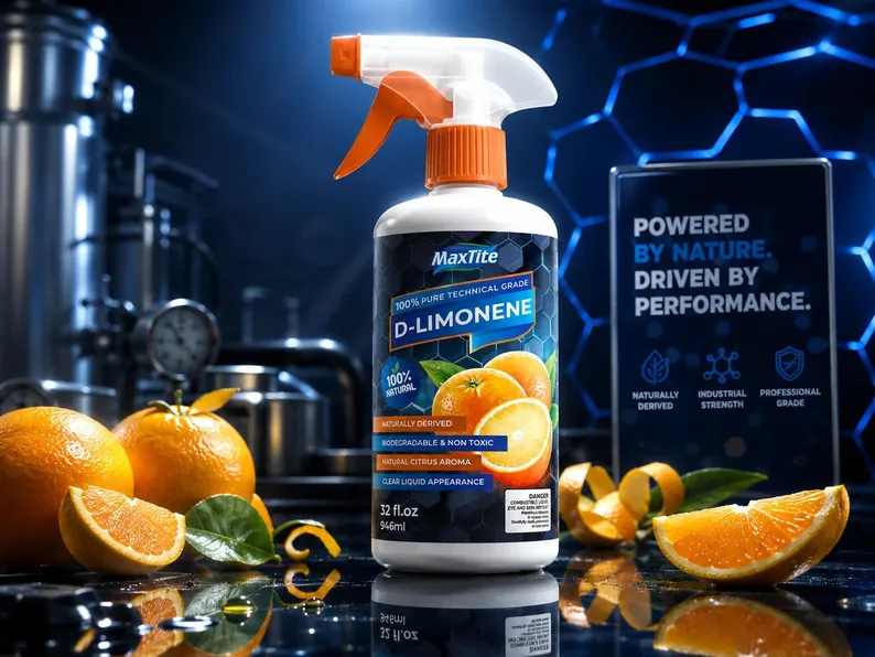 MaxTite D-Limonene packaging design