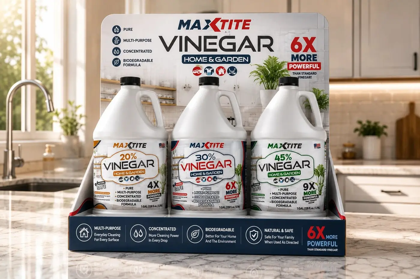 MaxTite Vinegar packaging design, image 2