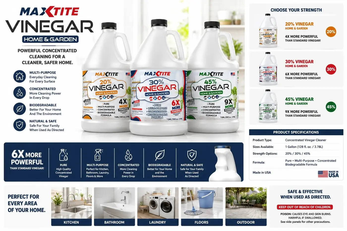MaxTite Vinegar packaging design, image 4