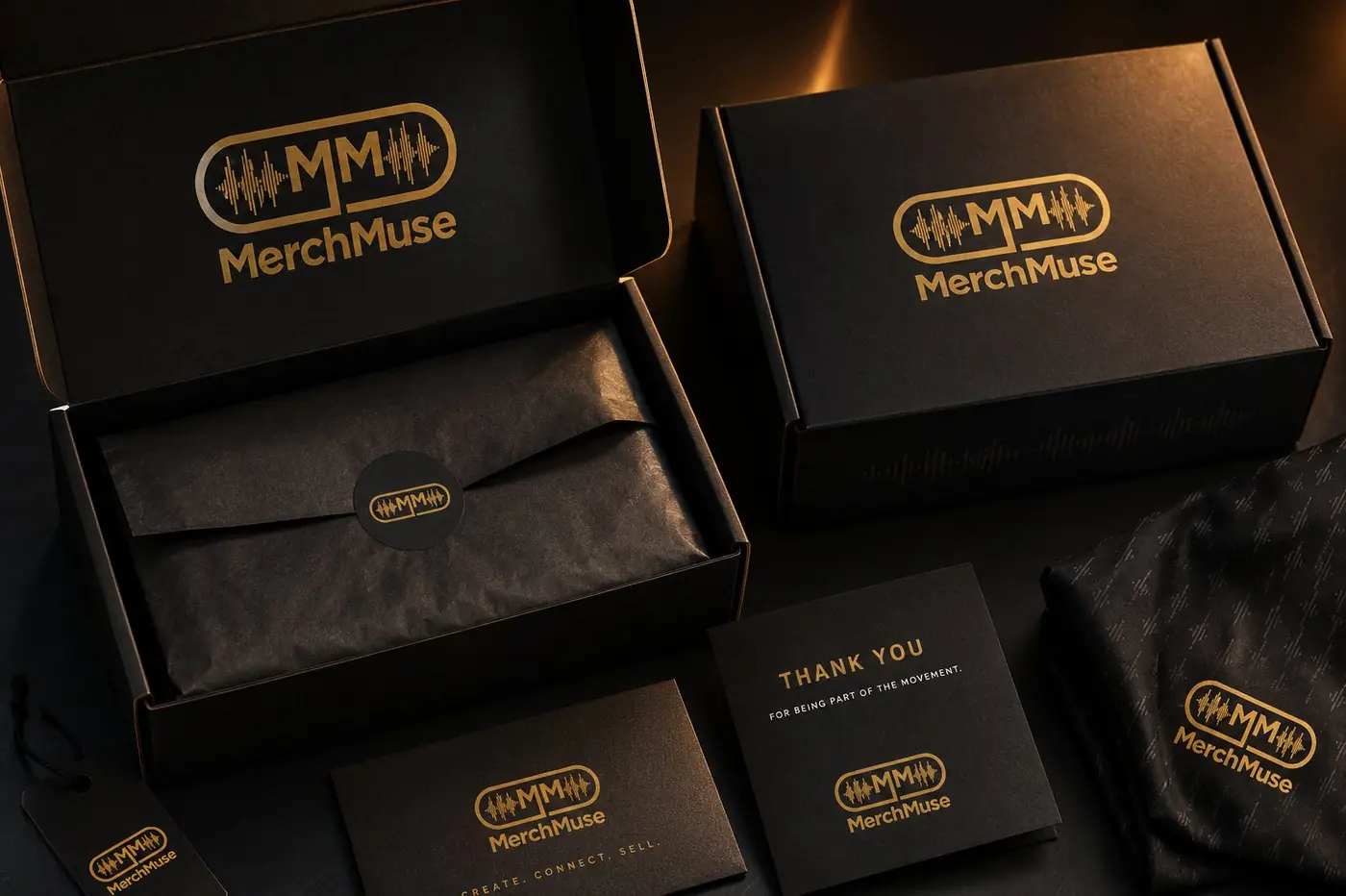 MerchMuse logo & brand identity, image 4