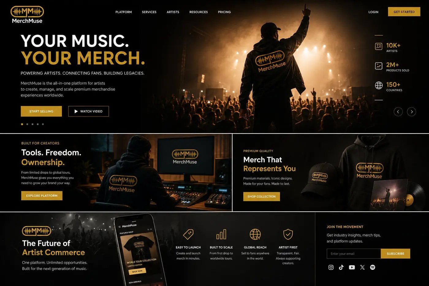 MerchMuse logo & brand identity, image 5