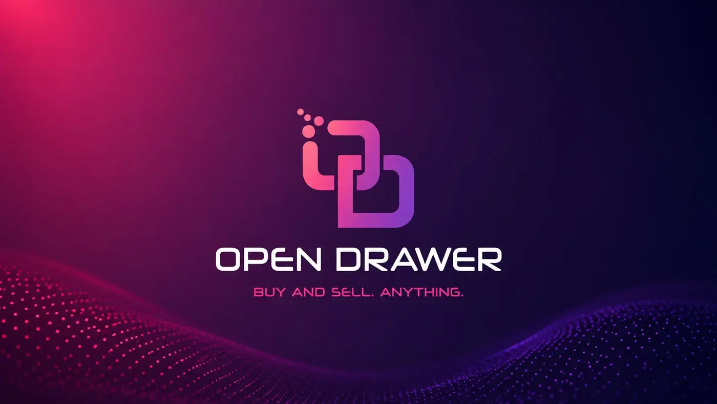 Open Drawer logo & brand identity, image 1