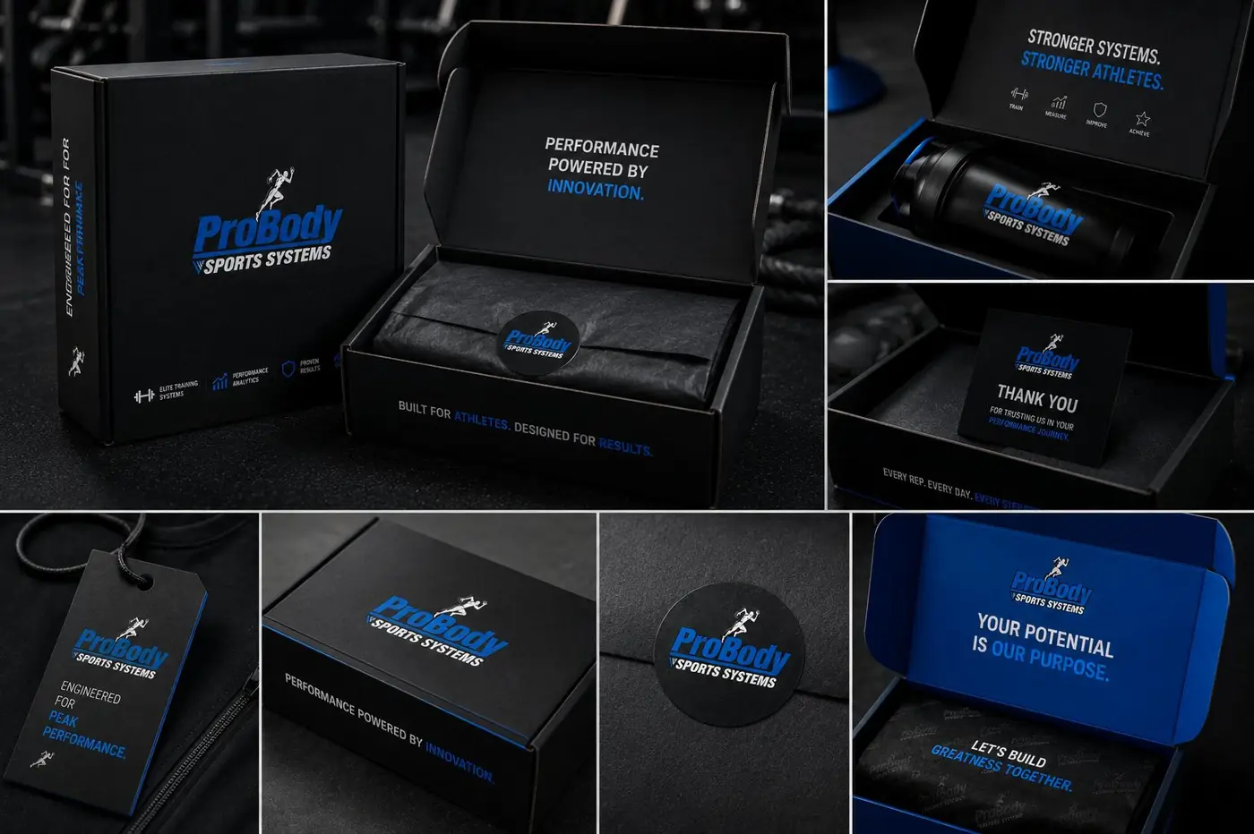 ProBody logo &amp; brand identity, image 1