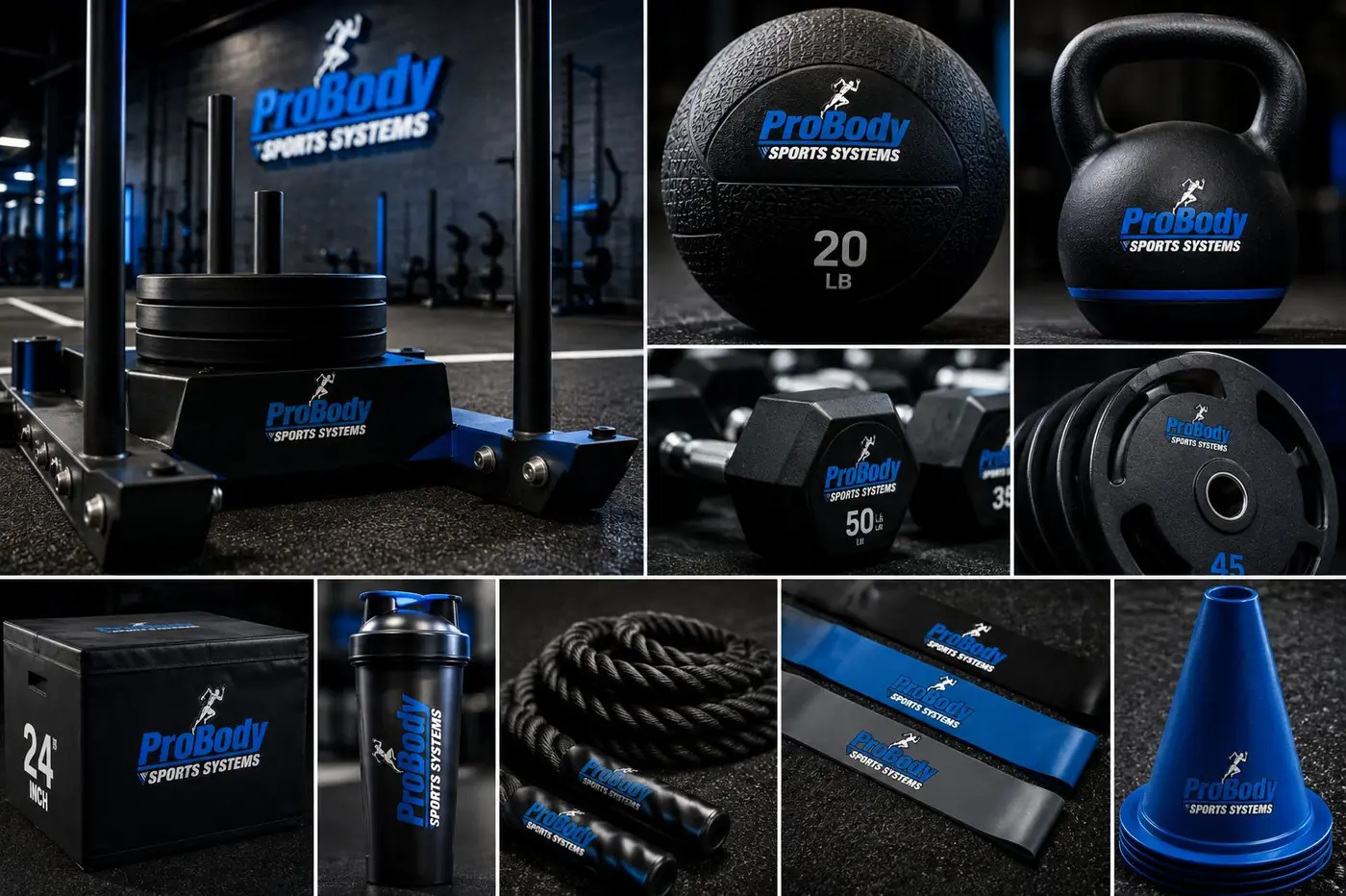 ProBody logo &amp; brand identity, image 5