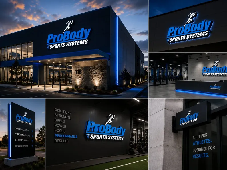 ProBody logo & brand identity