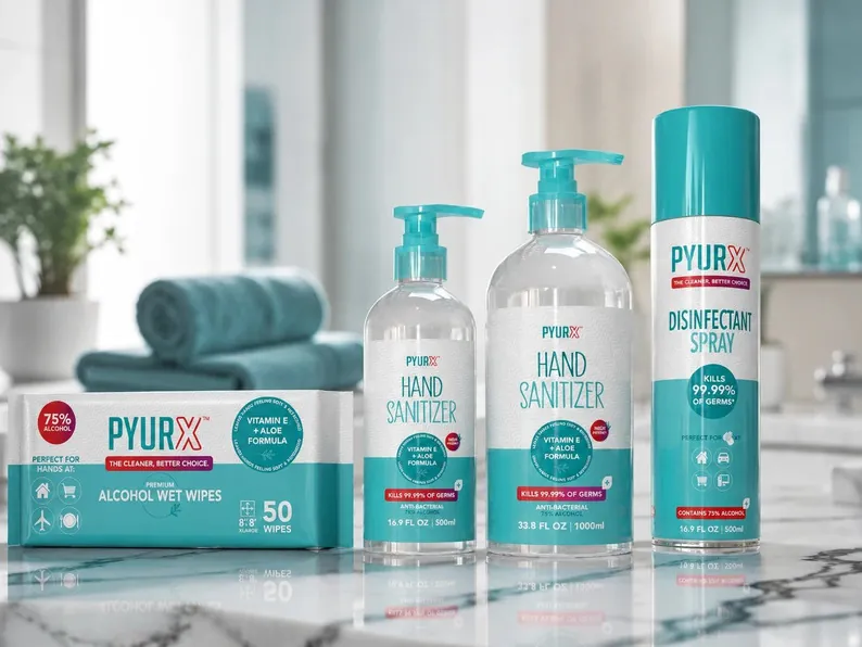 PyurX packaging design