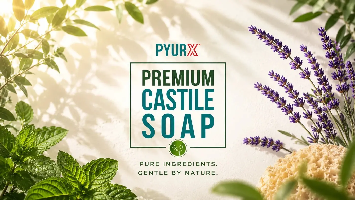 PyurX Premium Castile Soap packaging design, image 7