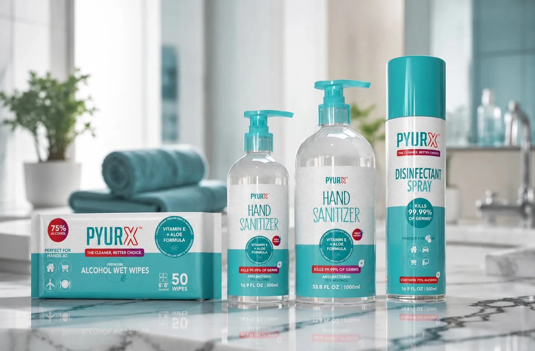 PyurX packaging design