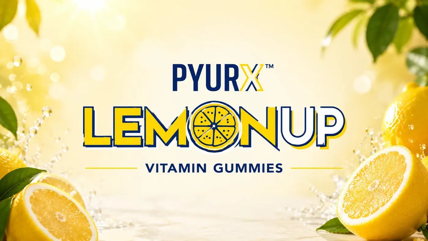 PyurX LemonUp packaging design, image 1