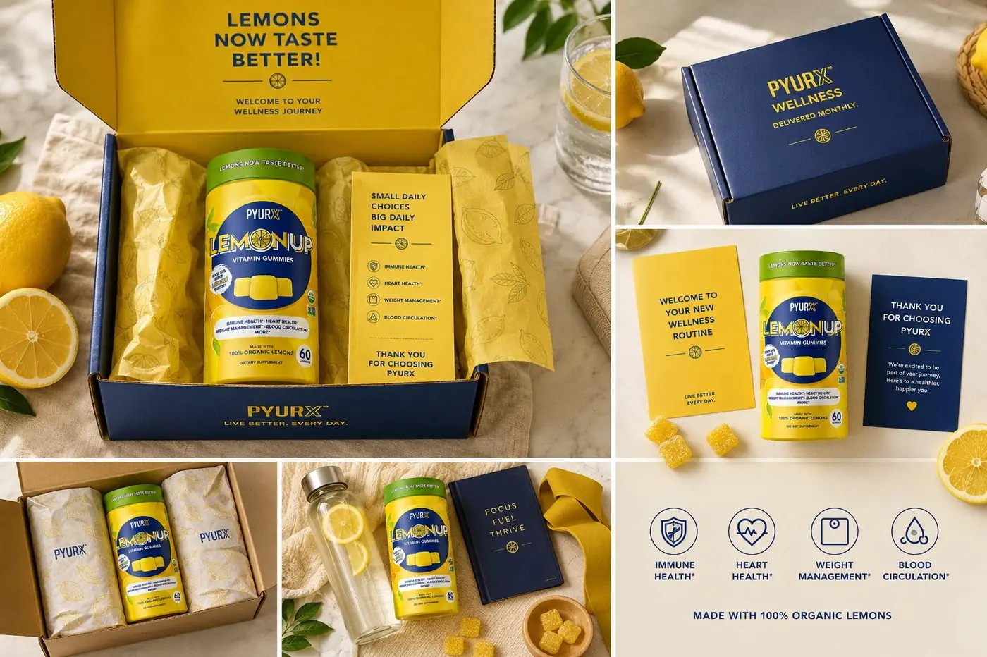 PyurX LemonUp packaging design, image 4