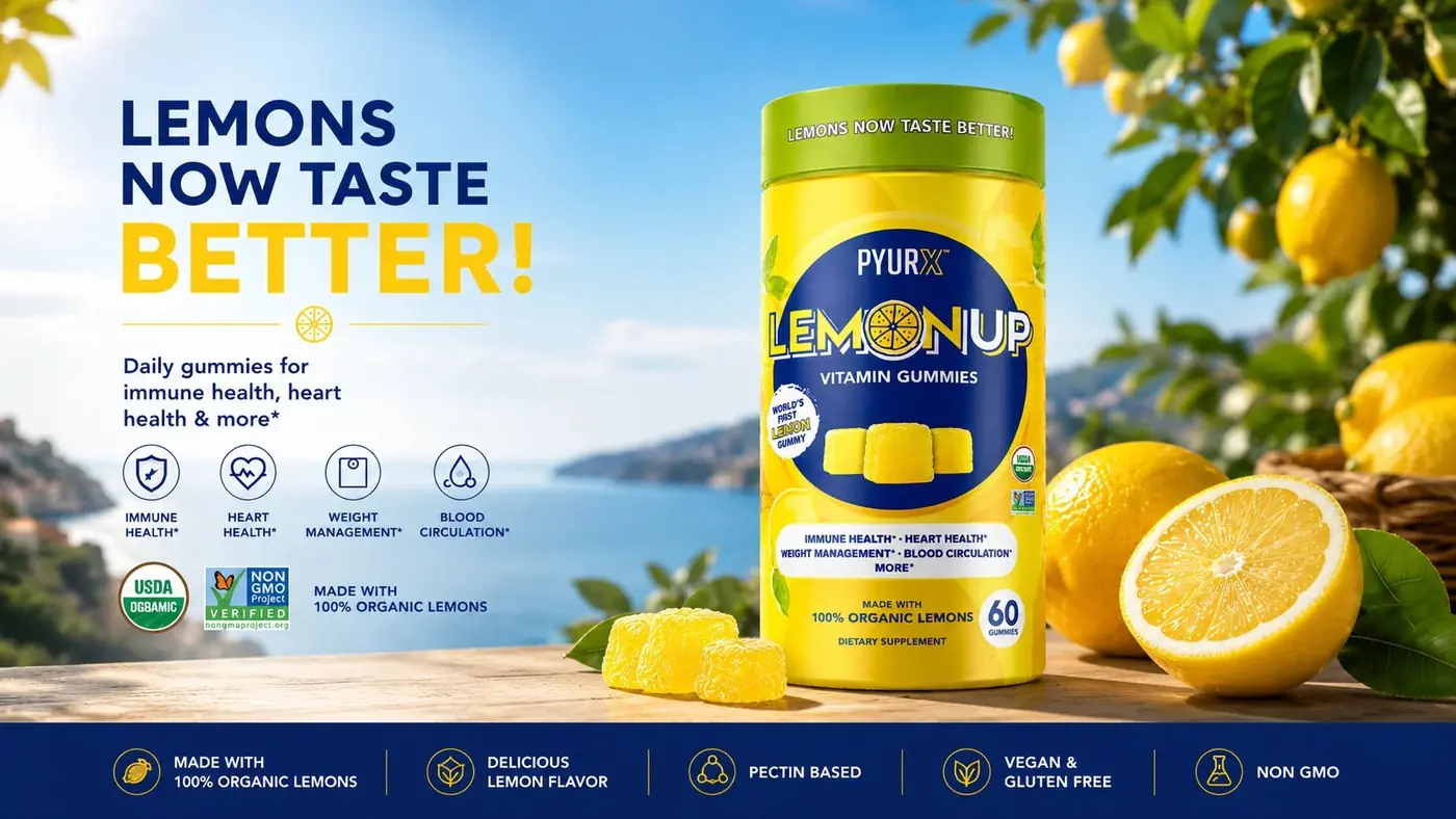 PyurX LemonUp packaging design, image 7