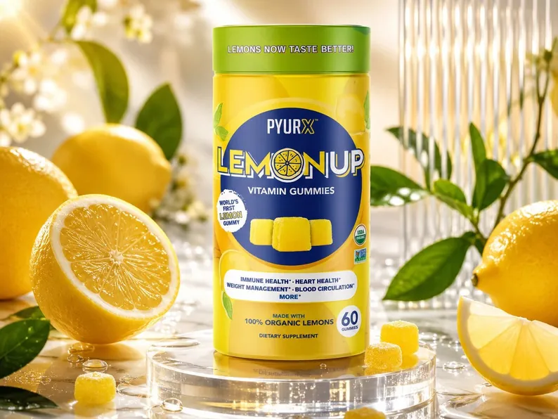 PyurX LemonUp packaging design