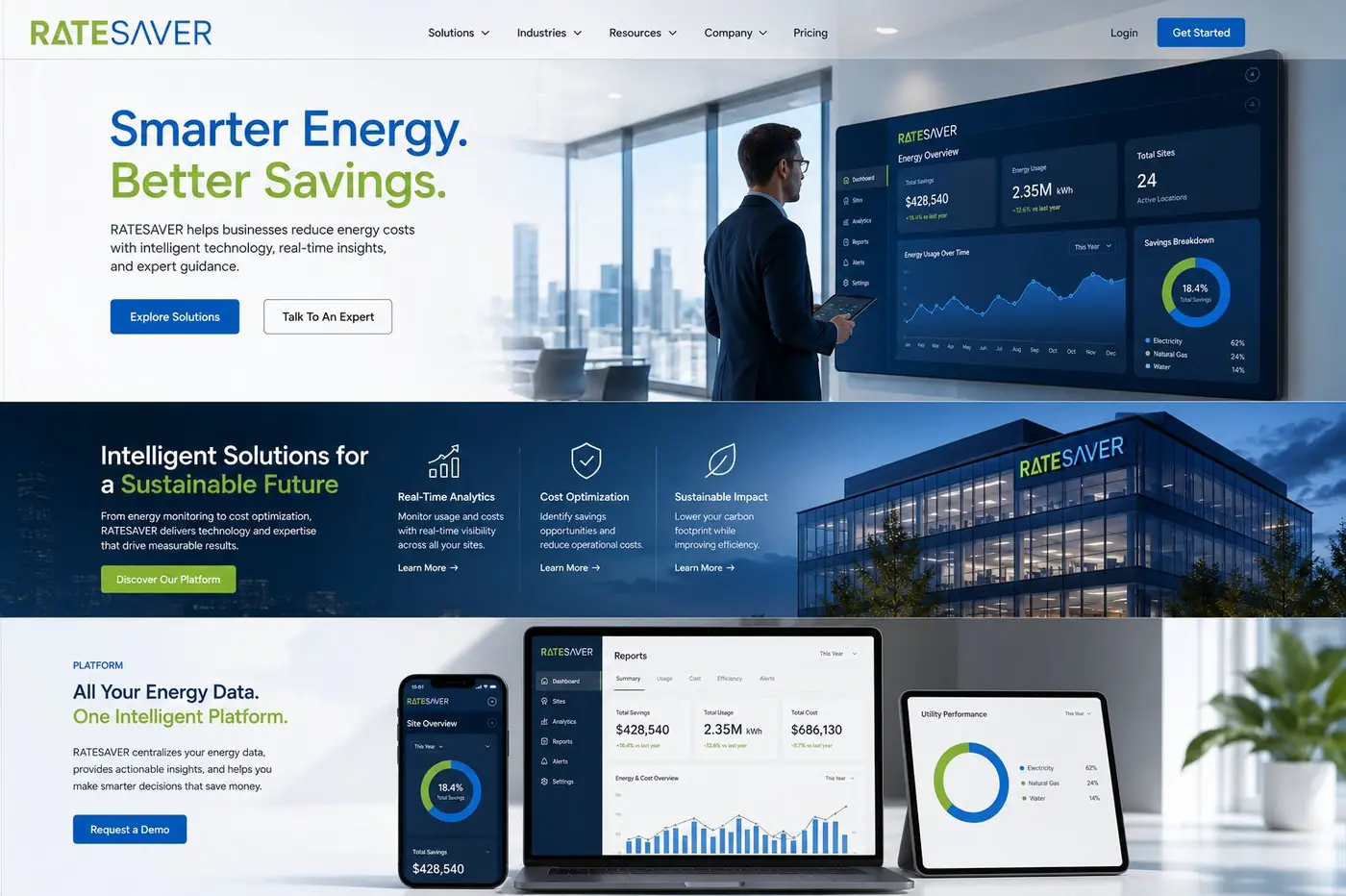 RateSaver logo & brand identity, image 1