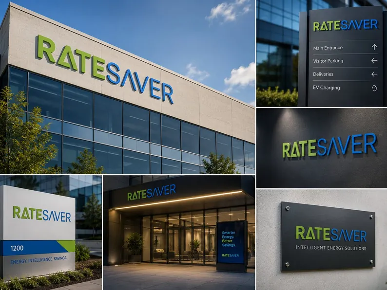 RateSaver logo & brand identity