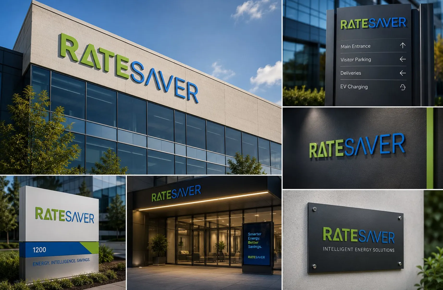 RateSaver logo & brand identity