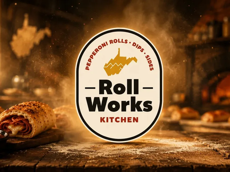 Roll Works logo & brand identity