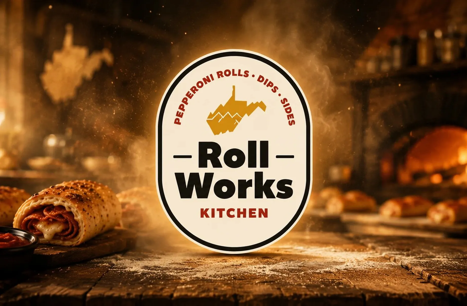 Roll Works logo & brand identity