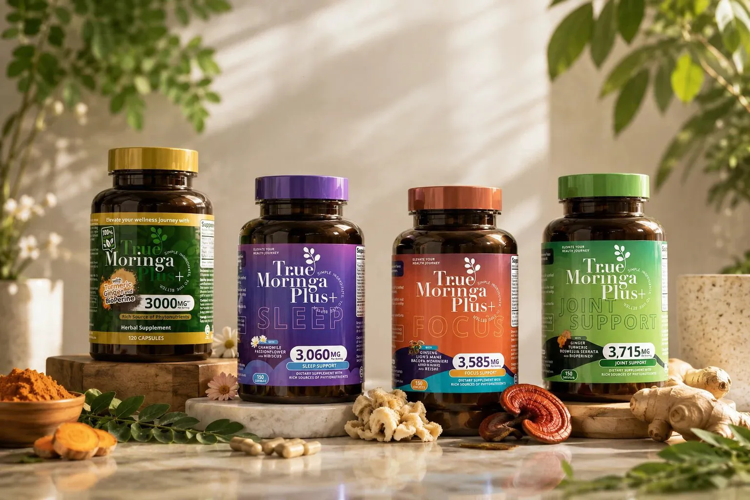 Packaging design system across several products