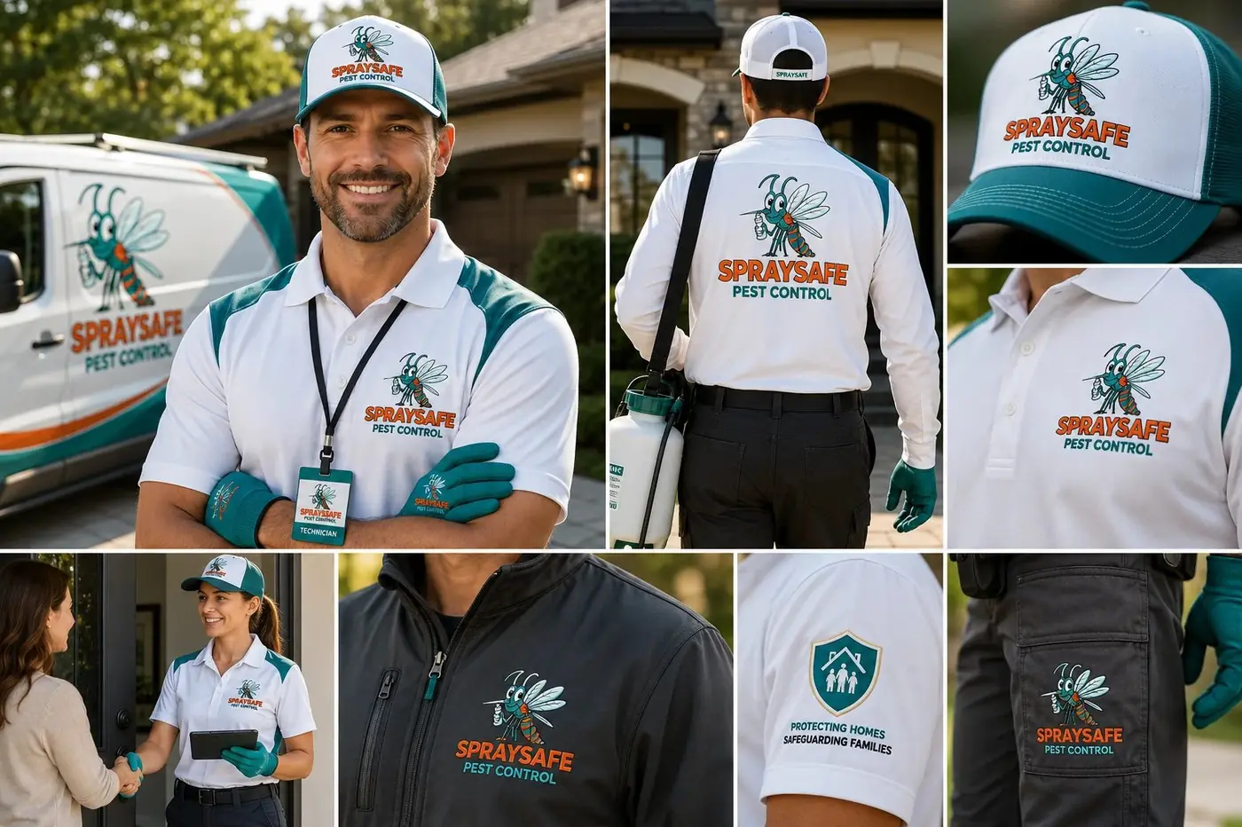 SpraySafe logo & brand identity, image 2